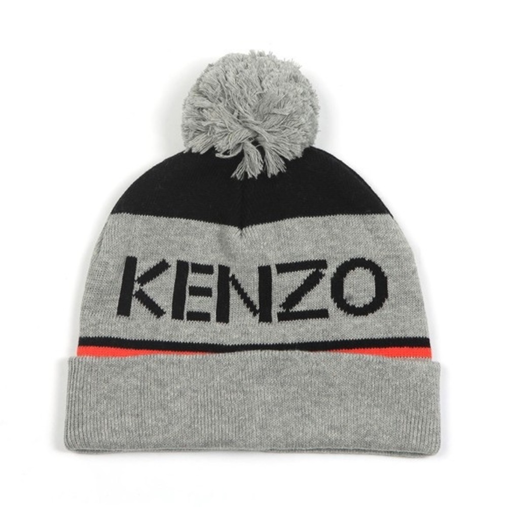 NWT Kenzo Pom-Pom Beanie Hat Size 58cm - 10-14 Years